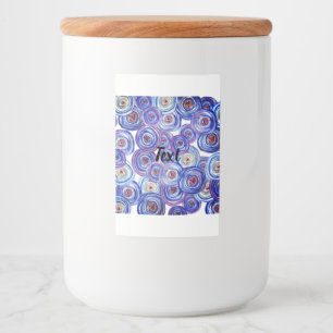 Conjunto de etiquetas Purple Food y Bebidas