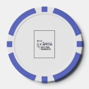 Conjunto de fichas de póquer para inversores