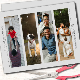 Conjunto de fotos de plantilla DIY de 4 marcadores