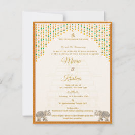 Conjunto de Invitación de Boda para Templo del Sur