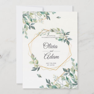 Conjunto de invitaciones de bodas modificables   A