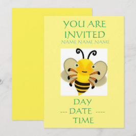 conjunto de invitaciones de cumpleaños para niños