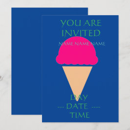 conjunto de invitaciones de cumpleaños para niños