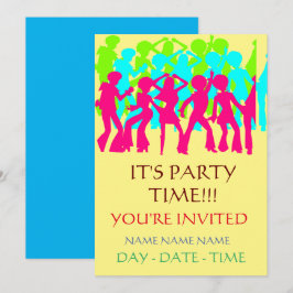 conjunto de invitaciones de cumpleaños para niños