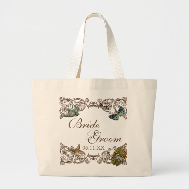 Conjunto de la boda de Botanica - la bolsa de asas (Frente)