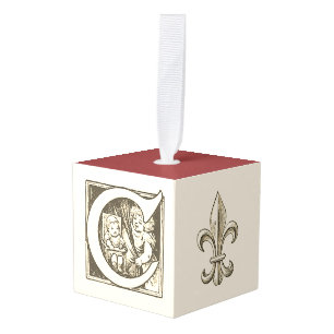 Conjunto de ornamentos de bloques de alfabetos fra