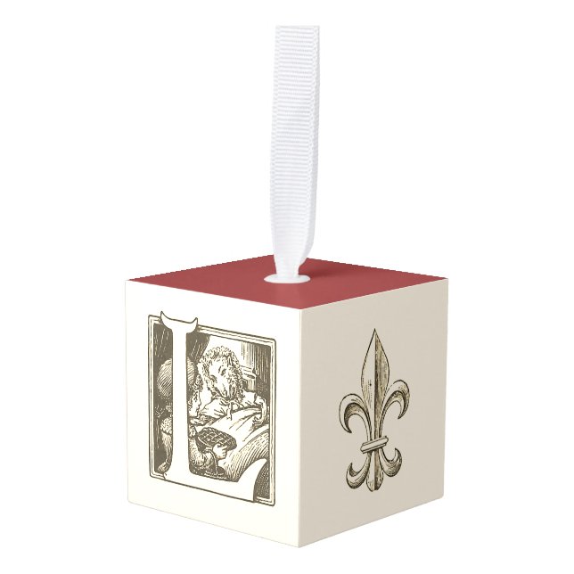 Conjunto de ornamentos de bloques de alfabetos fra (Anverso en perspectiva)