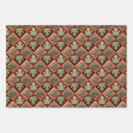 Conjunto de papel de ajuste de 3 hojas