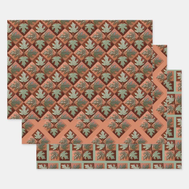 Conjunto de papel de ajuste de 3 hojas (Set)