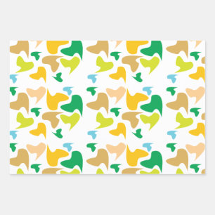 Conjunto de papel de ajuste de diseño de cámara de