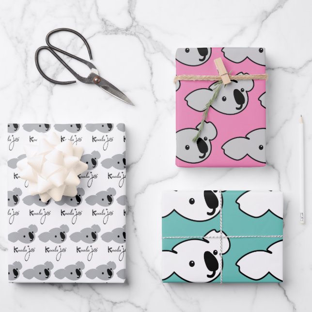 Conjunto de papel de ajuste de Jo de Koala (Anverso)