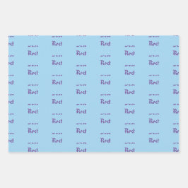 Conjunto de papel de ajuste de nombres personaliza