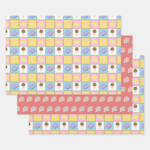 Conjunto de papel de envolvimiento de caramelos du