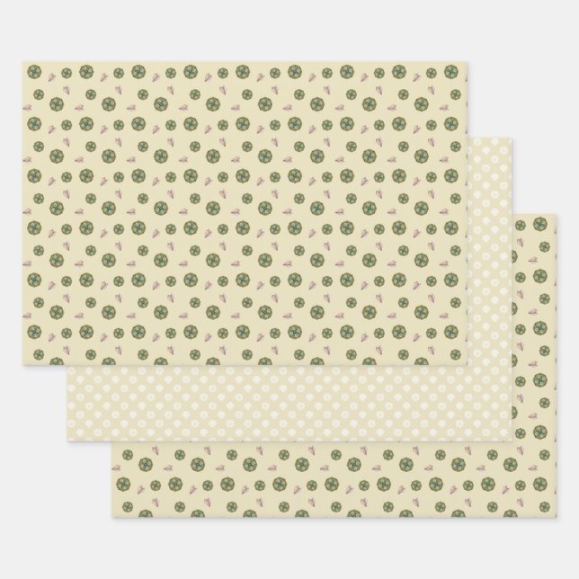Conjunto de papel de envolvimiento de verano de No (Set)