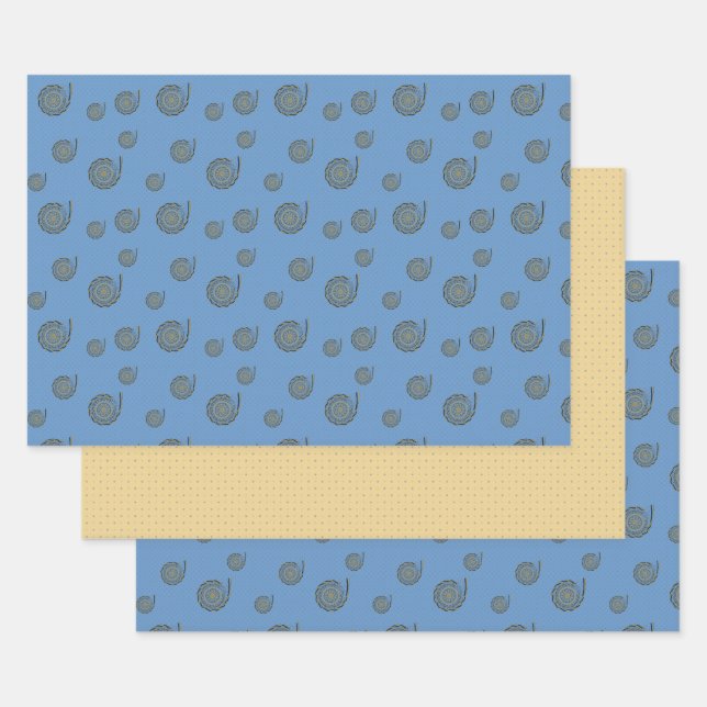 Conjunto de Papel de Regalo Deshilachado (Set)