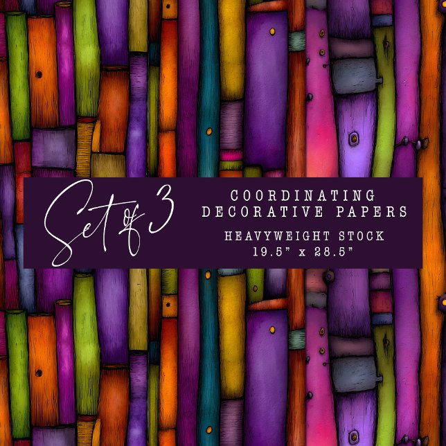 CONJUNTO DE PAPEL DECORATIVO DE ESPINAS DE LIBRO D (QUIRKY BOOK SPINES DECORATIVE PAPER SET)