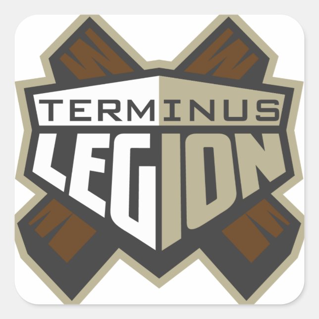 Conjunto de Pegatinas cuadrados de la Legión Termi (Anverso)