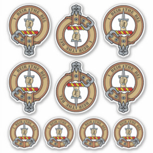Conjunto de Pegatinas de Clan Bell Escudo