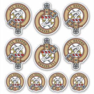 Conjunto de Pegatinas de clan Lennox Escudo
