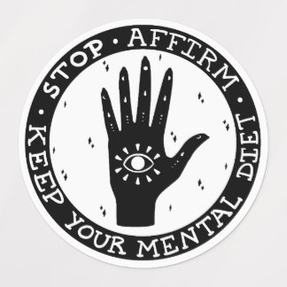 Conjunto de Pegatinas de declaración y declaración