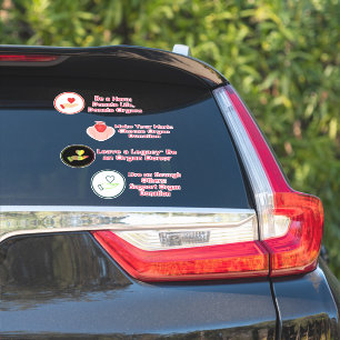 Conjunto de Pegatinas de donación de órganos