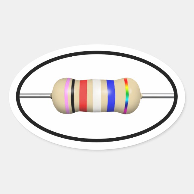 conjunto de pegatinas de elipse de resistencia de  (Anverso)