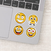 conjunto de pegatinas de emoji