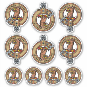 Conjunto de Pegatinas de Escudo de Clan Baird