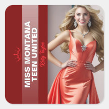 Conjunto de Pegatinas de Ganadora del Concurso Col