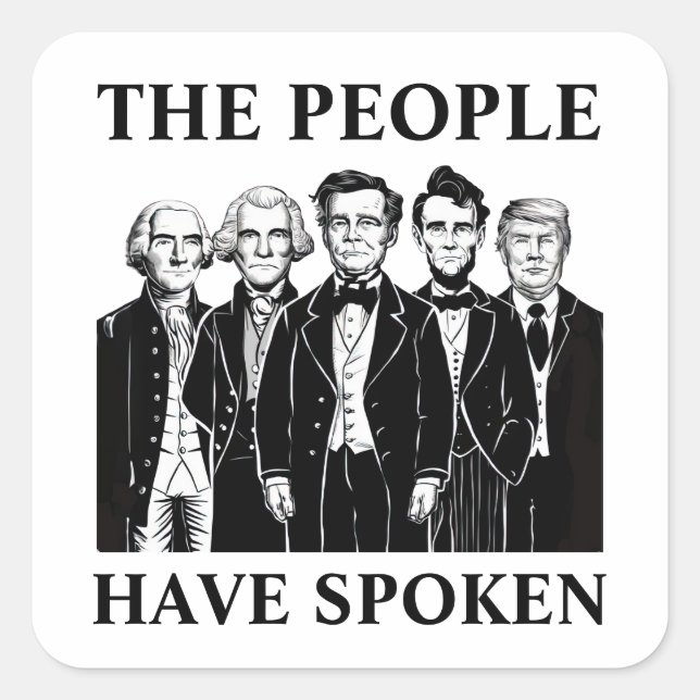 Conjunto de Pegatinas de Inauguración del Presiden (Anverso)