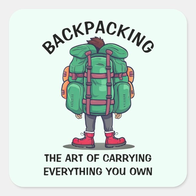 Conjunto de Pegatinas de mochila divertida (Anverso)