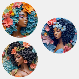 Conjunto de Pegatinas de trío 3