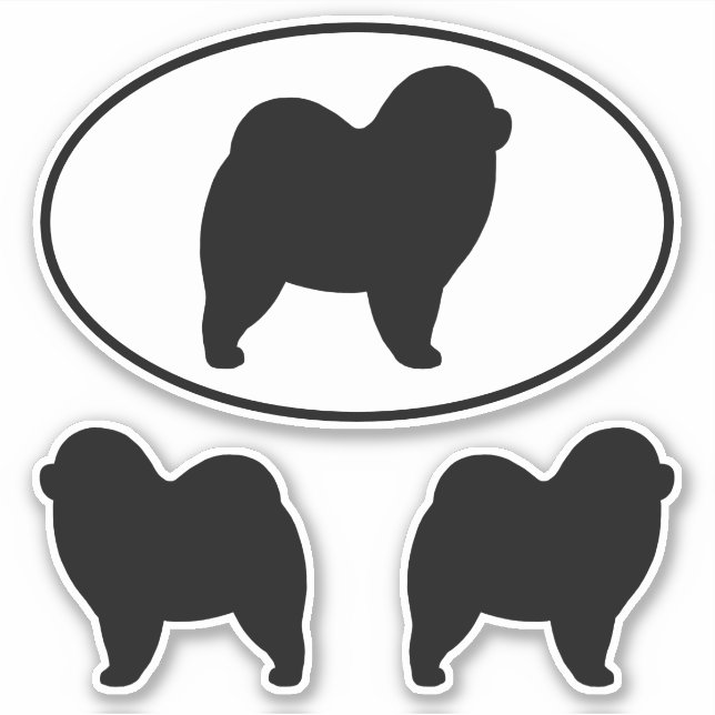 Conjunto de Pegatinas de vinilo para perros de vac (Anverso)
