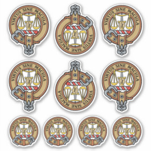 Conjunto de pegatinas del Clan Russell Crest
