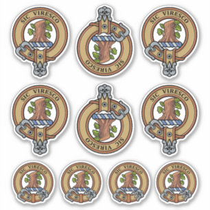 Conjunto de pegatinas del emblema del clan Christi