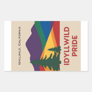 Conjunto de Pegatinas del Orgullo Idyllwild