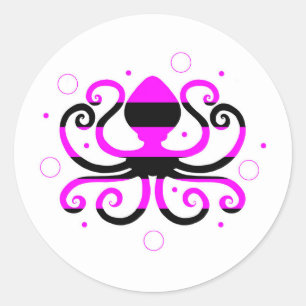 Conjunto de Pegatinas Octopus