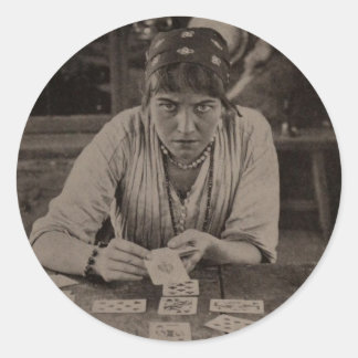 Conjunto de Pegatinas redondos de "Fortune Teller"