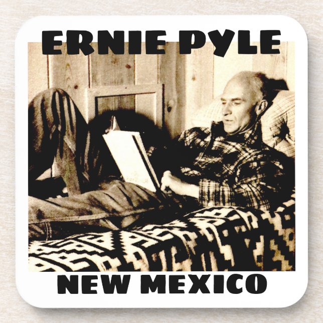 conjunto de posavasos Ernie Pyle New Mexico (Frente)