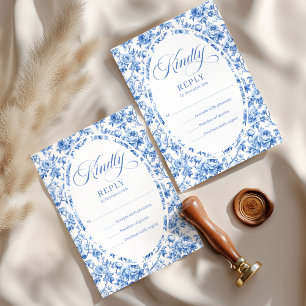 Conjunto de respuesta de boda de rosas de toile az