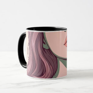 Conjunto de sudadera con capucha y taza con retrat