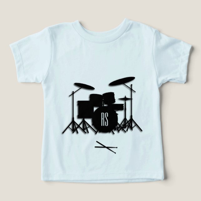 Conjunto de tambores con monograma (Diseño delantero )