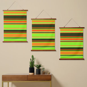 Conjunto de Tapices de Triple Pared Lime, Naranja 