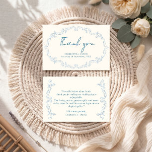 Conjunto de Tarjetas de Agradecimiento de Boda Dus