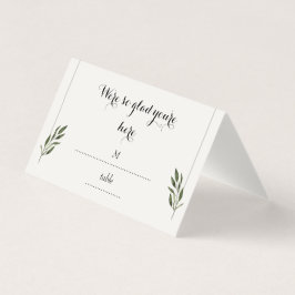 Conjunto de Tarjetas de Asiento Plegadas con Elega