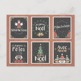 CONJUNTO DE TARJETAS DE NAVIDADES DE JOYEUX NOEL F