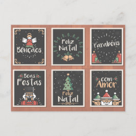 CONJUNTO DE TARJETAS DE NAVIDADES PORTUGUESES FELI