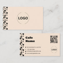 Conjunto de Tarjetas de Negocio de Café de Granos