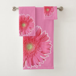 CONJUNTO DE TOALHAS FLOR 