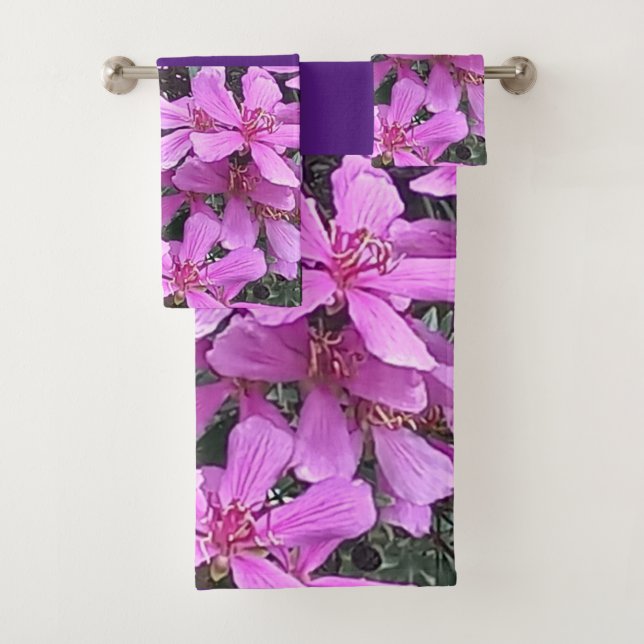 CONJUNTO DE TOALHAS FLORES (In situ)